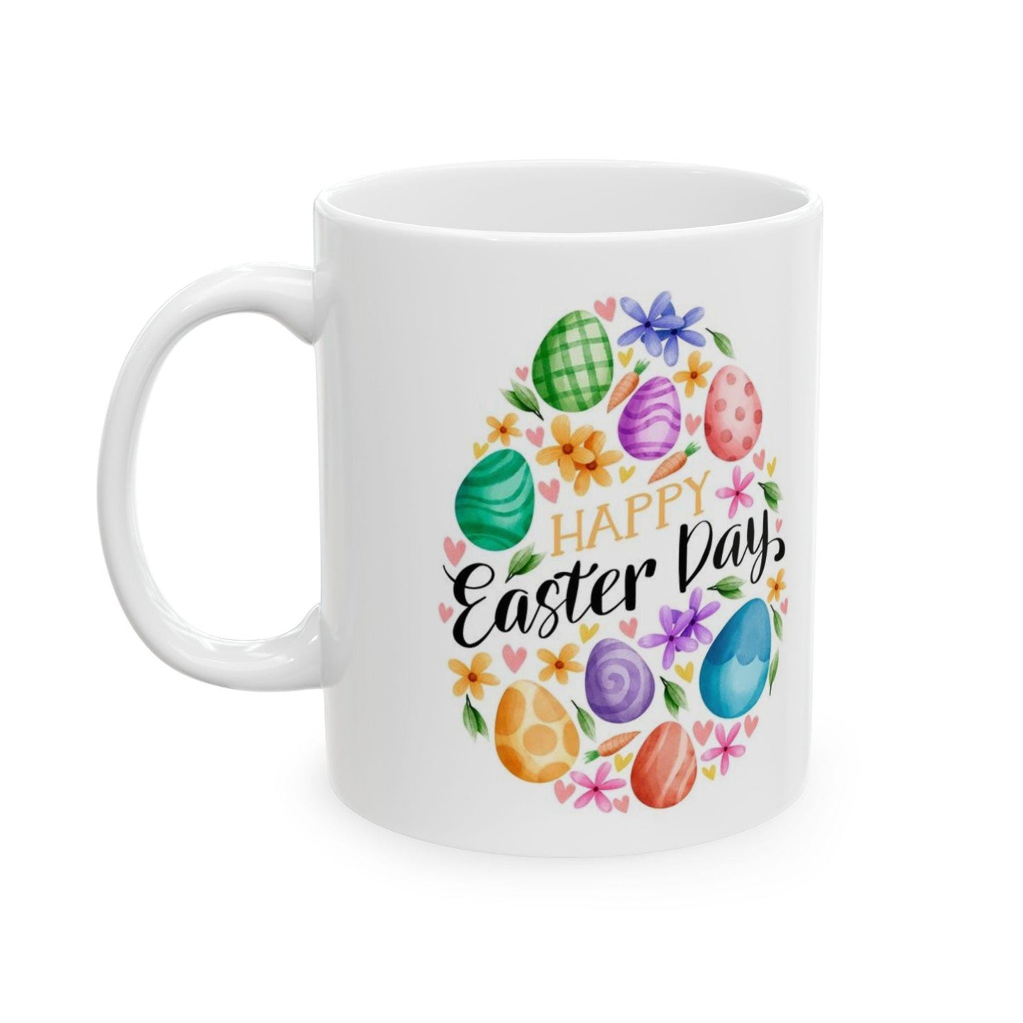 Colorful Ceramic Happy Easter Mug gift