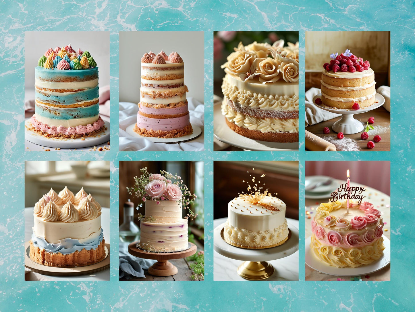 Bakery Cakes & Pastries Stock Images | High-Quality Images | Dessert PNGs for Branding, Social Media, Invitations and More