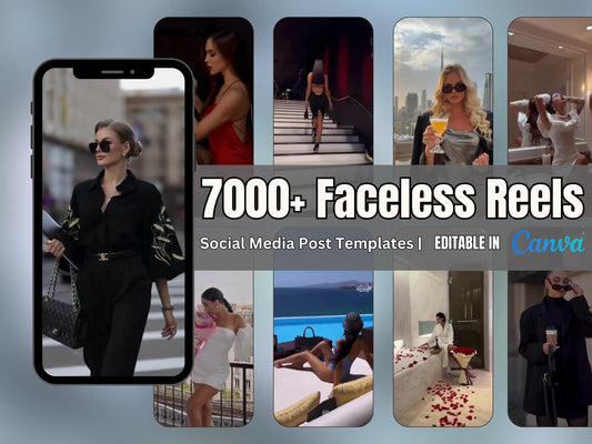 7000+ faceless reel bundle to use on social media. Done for you reels. MLR and PLR. Make money on Instagram and TikTok with faceless reels.