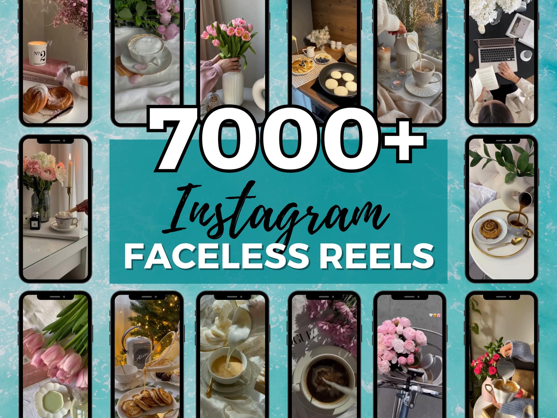 7000 Instagram Reels & Stories Pack for Easy Digital Marketing and Social Media Make Money Now Instant Download Easy to Use Resell Rights