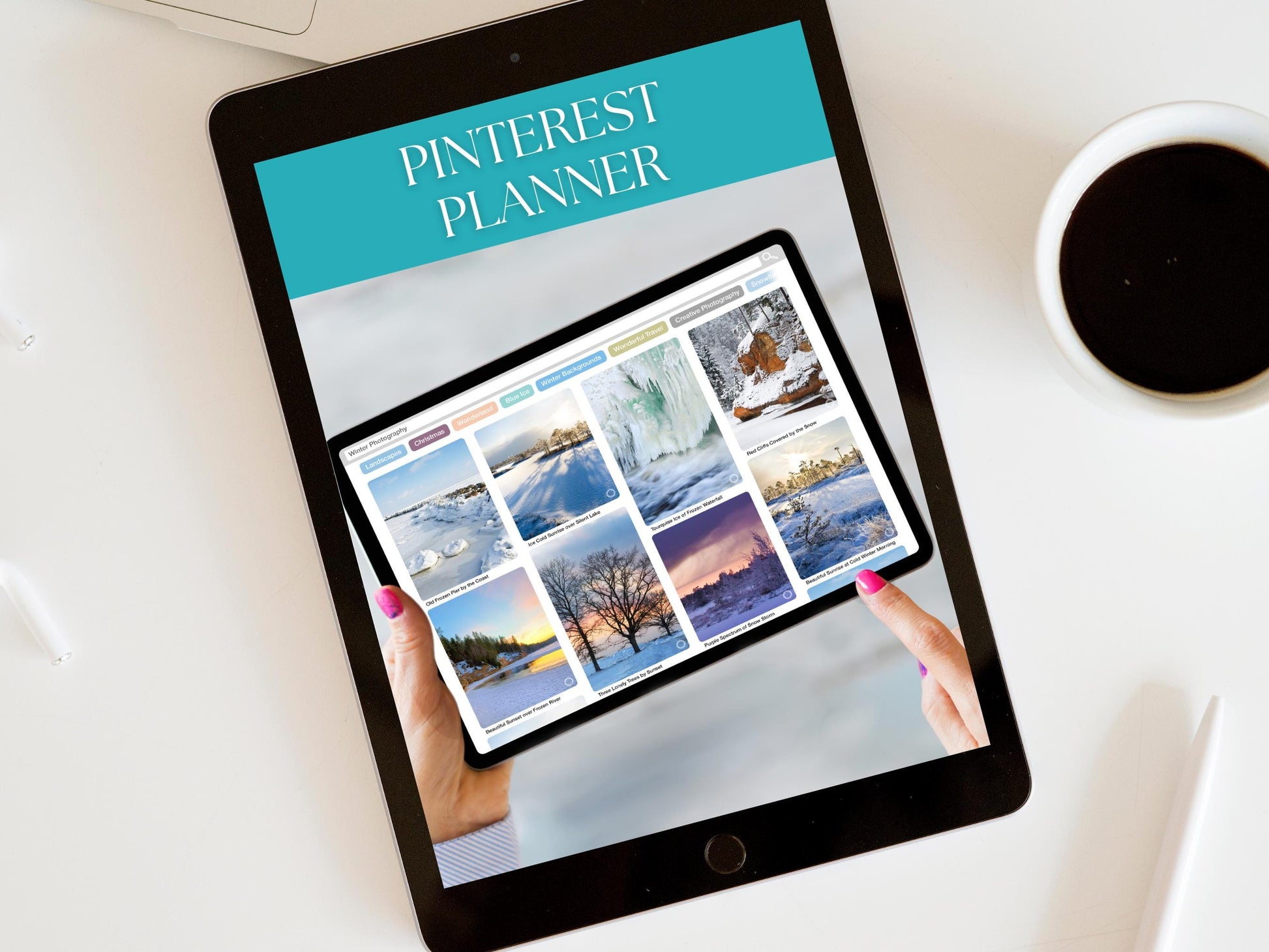 Pinterest Planner
Social Media Planner | Track Posts & Growth | Content Calendar with Strategy Toolkit for FB, IG, Pinterest, TikTok and YouTube