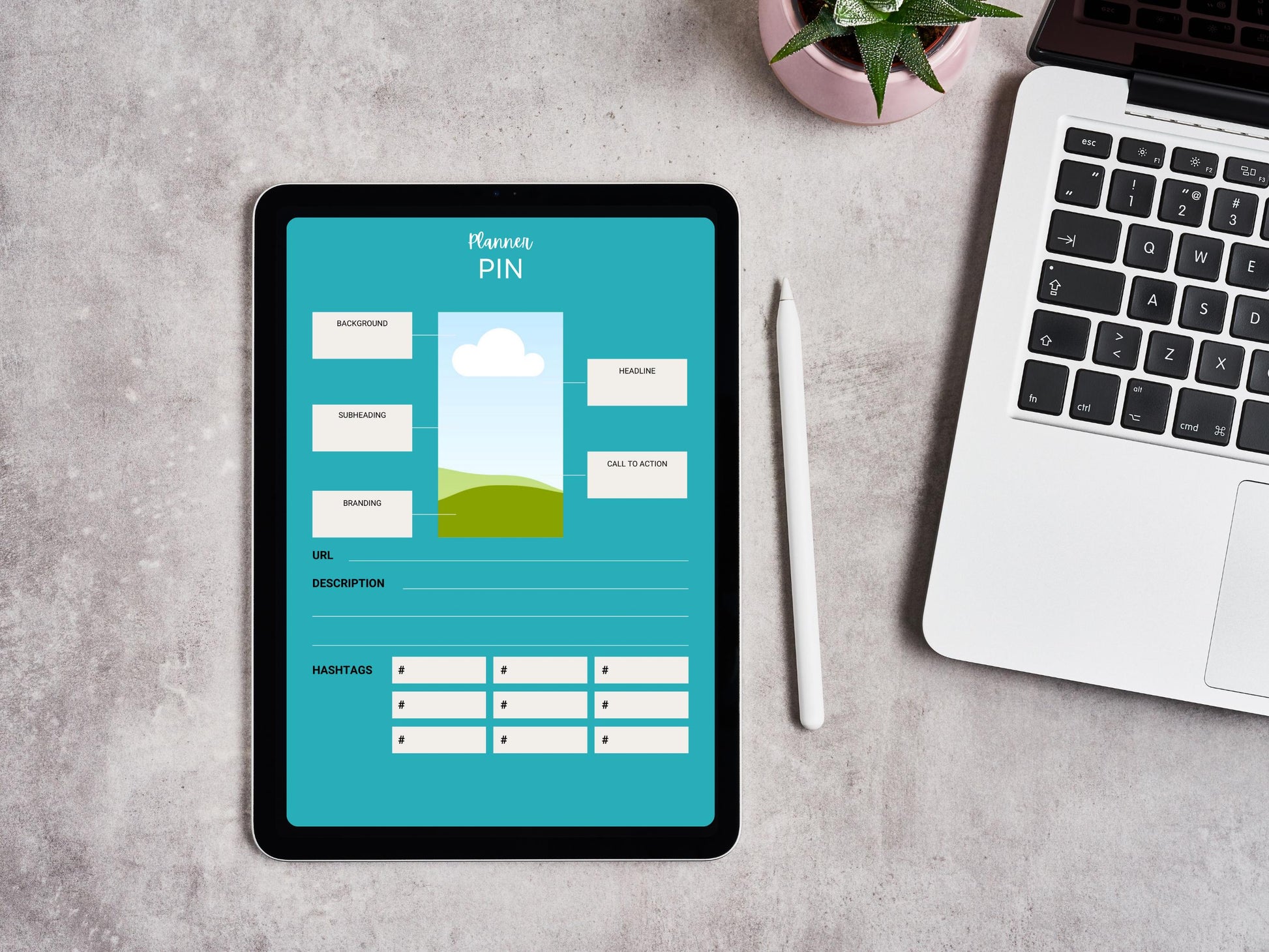 Social Media Planner | Track Posts & Growth | Content Calendar with Strategy Toolkit for FB, IG, Pinterest, TikTok and YouTube
