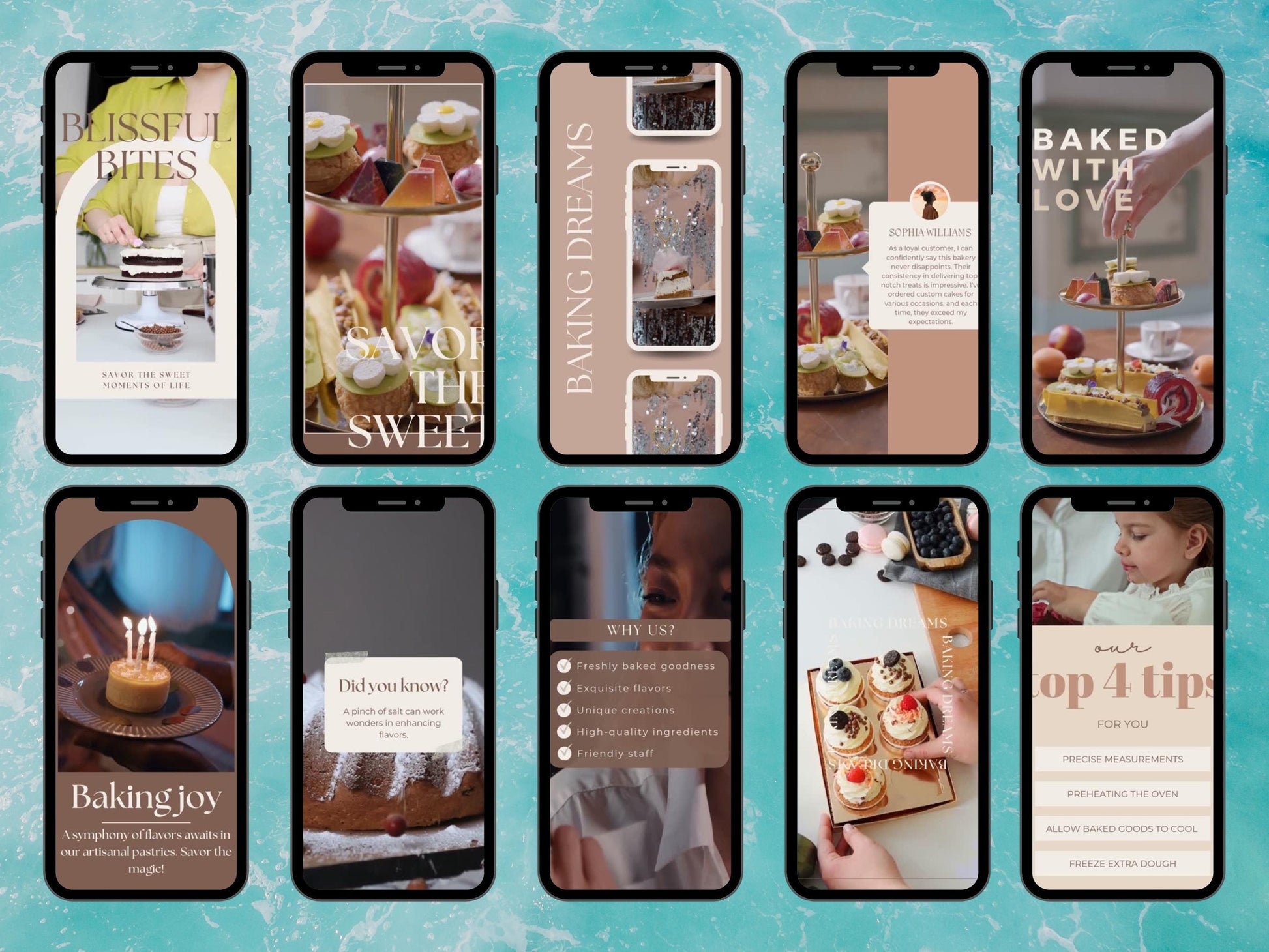 Baking Instagram Reels and Stock photos for Baking Business Owners. Elevate your social media status over your competition today!