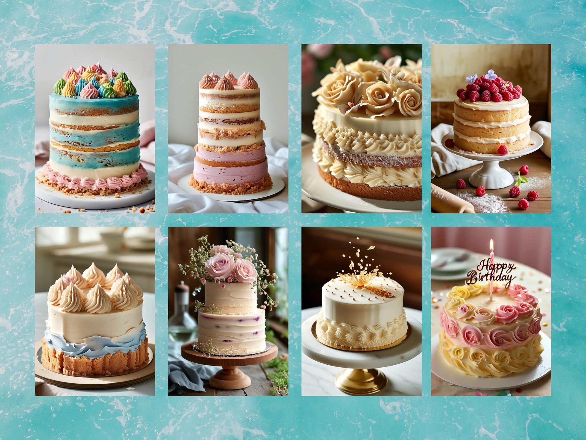 Bakery Cakes & Pastries Stock Images | High-Quality Images | Dessert PNGs for Branding, Social Media, Invitations and More