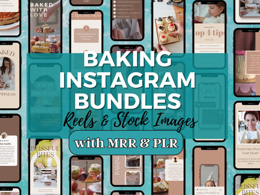 Baking Instagram Reels and Stock photos for Baking Business Owners. Elevate your social media status over your competition today!