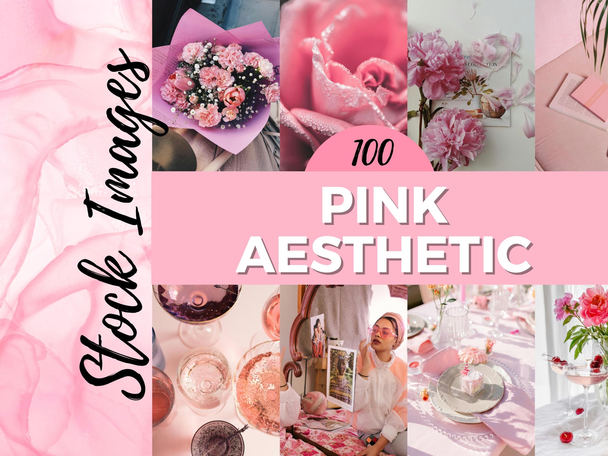Pink Aesthetic Stock Images | Soft & Dreamy Pastel Photos | Feminine Branding, Social Media, Wallpapers and Digital Projects